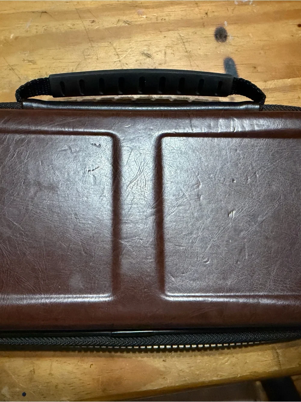 The Legend of Zelda Brown Embossed Carrying Case - Men Bags